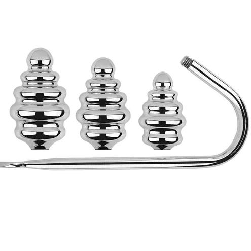 8826 Anal GreatBenefit Hook Screw-in Ribbed Set 0711